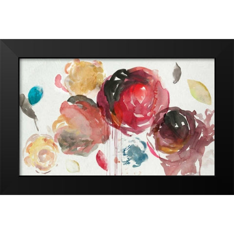 Walking Through II Black Modern Wood Framed Art Print by PI Galerie