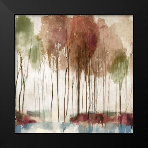 Landscape Dream Black Modern Wood Framed Art Print by PI Galerie