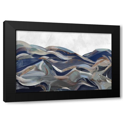 Gesture Land I Black Modern Wood Framed Art Print by PI Galerie