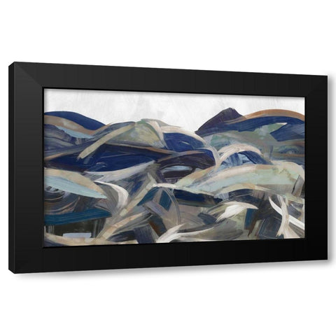 Gesture Land II Black Modern Wood Framed Art Print by PI Galerie