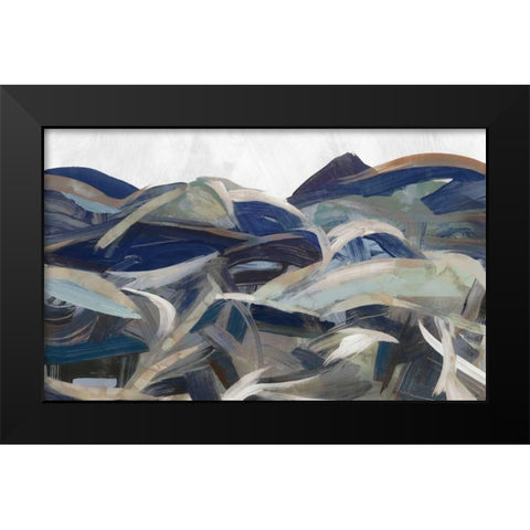 Gesture Land II Black Modern Wood Framed Art Print by PI Galerie