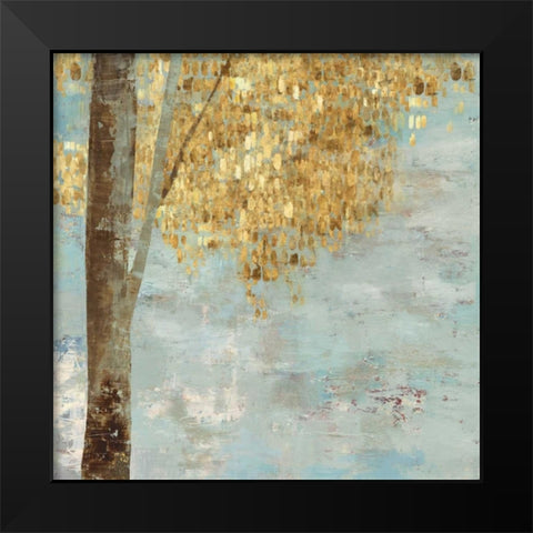 Faintest Breath iIII Black Modern Wood Framed Art Print by PI Galerie