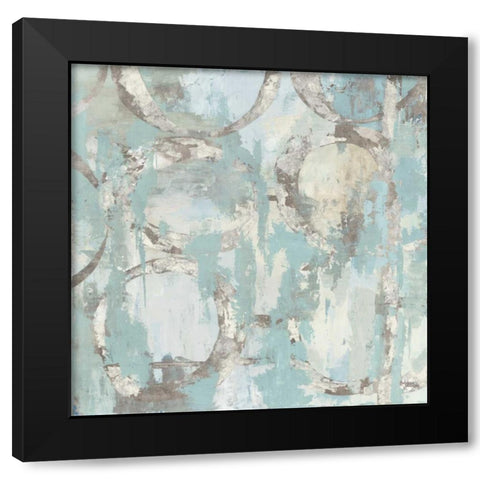 Silver Chance Black Modern Wood Framed Art Print by PI Galerie