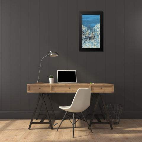 Treading Water I Black Modern Wood Framed Art Print by PI Galerie