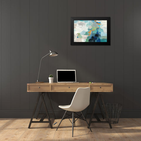 Tender  Black Modern Wood Framed Art Print by PI Galerie