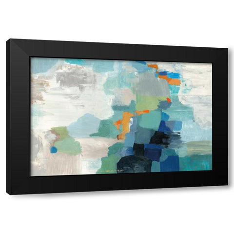 Tender  Black Modern Wood Framed Art Print with Double Matting by PI Galerie