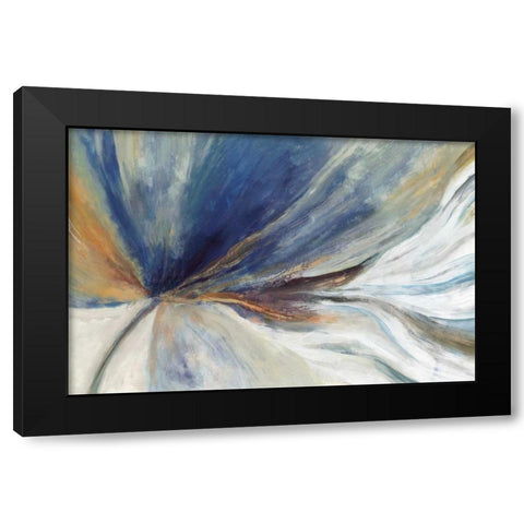 Traced  Black Modern Wood Framed Art Print by PI Galerie