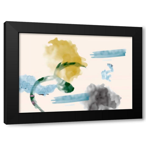 Your Smile I Black Modern Wood Framed Art Print with Double Matting by PI Galerie