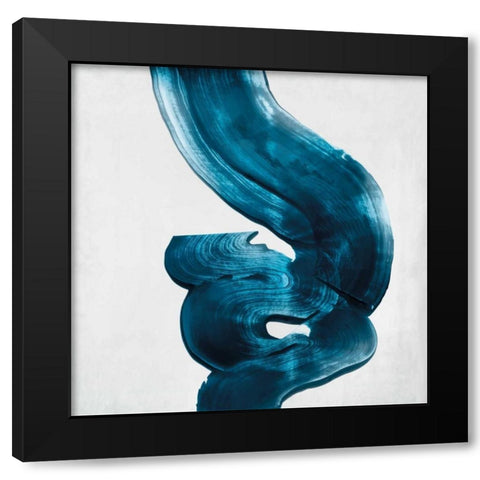 Outside II Black Modern Wood Framed Art Print with Double Matting by PI Studio