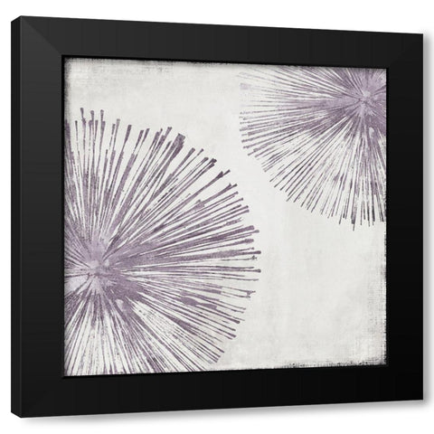 Gold Star I Black Modern Wood Framed Art Print with Double Matting by PI Studio