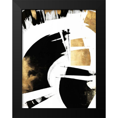 Art Deco I Black Modern Wood Framed Art Print by PI Studio