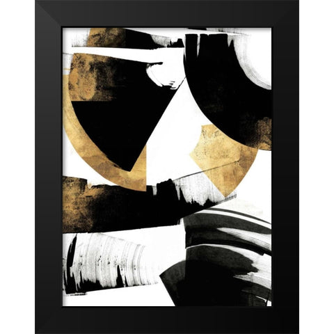 Art Deco II Black Modern Wood Framed Art Print by PI Studio