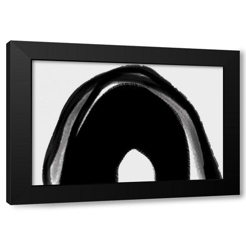Edges I Black Modern Wood Framed Art Print by PI Galerie