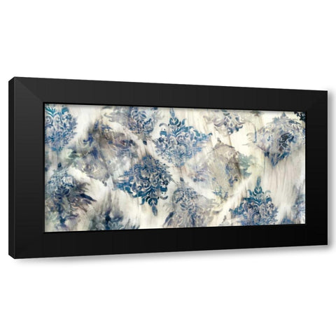 Lucid Damask I Black Modern Wood Framed Art Print by PI Galerie