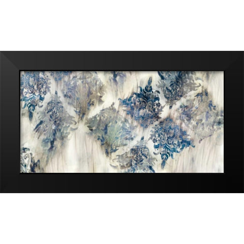 Lucid Damask II Black Modern Wood Framed Art Print by PI Galerie