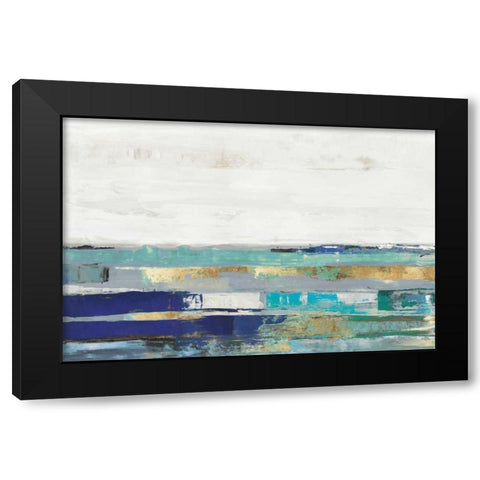 Way to Go Black Modern Wood Framed Art Print with Double Matting by PI Studio