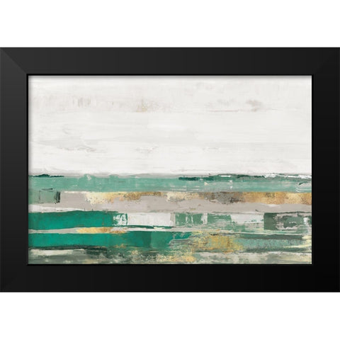 Way to Go Mint Version  Black Modern Wood Framed Art Print by PI Studio