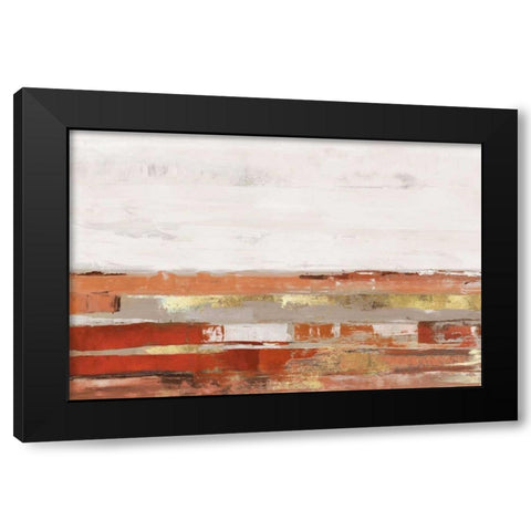 Way to Go Cinnamon Version Black Modern Wood Framed Art Print with Double Matting by PI Studio