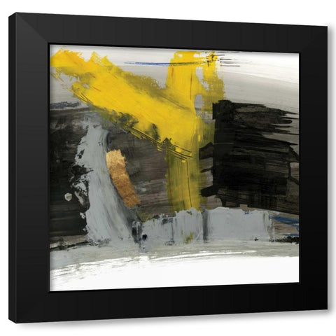 Hive I Black Modern Wood Framed Art Print with Double Matting by PI Studio