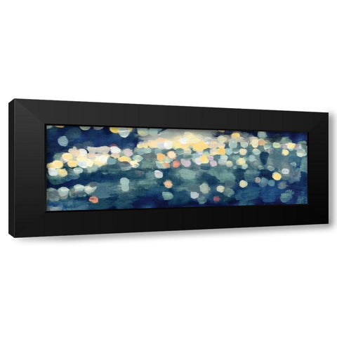 City Lights I Black Modern Wood Framed Art Print with Double Matting by PI Studio