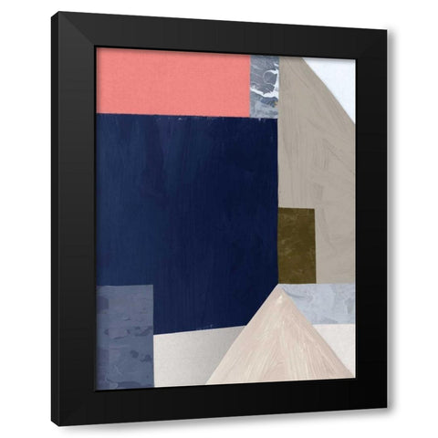 Alternative III Black Modern Wood Framed Art Print with Double Matting by PI Studio