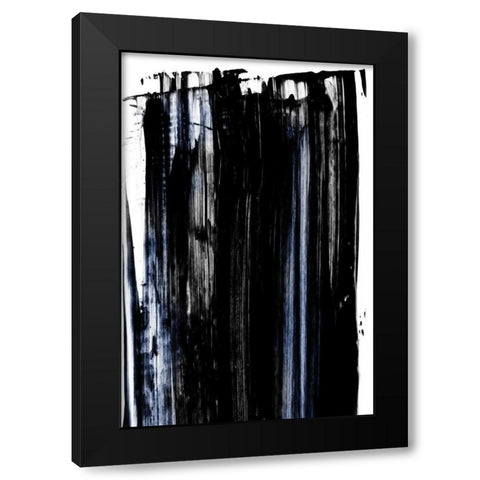 Squeegee I Black Modern Wood Framed Art Print with Double Matting by PI Studio