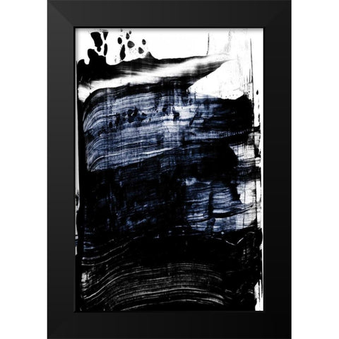 Squeegee II Black Modern Wood Framed Art Print by PI Studio