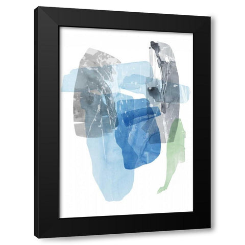 Sky Composition I Black Modern Wood Framed Art Print with Double Matting by PI Studio