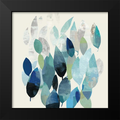 Leaf Mural I Black Modern Wood Framed Art Print by PI Studio