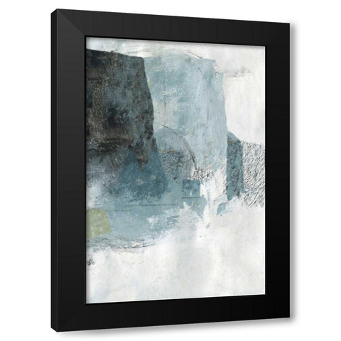 Balanced Neutral II Black Modern Wood Framed Art Print with Double Matting by PI Studio