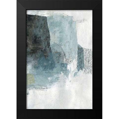 Balanced Neutral II Black Modern Wood Framed Art Print by PI Studio