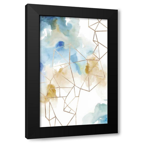 Under Construction II Black Modern Wood Framed Art Print with Double Matting by PI Studio