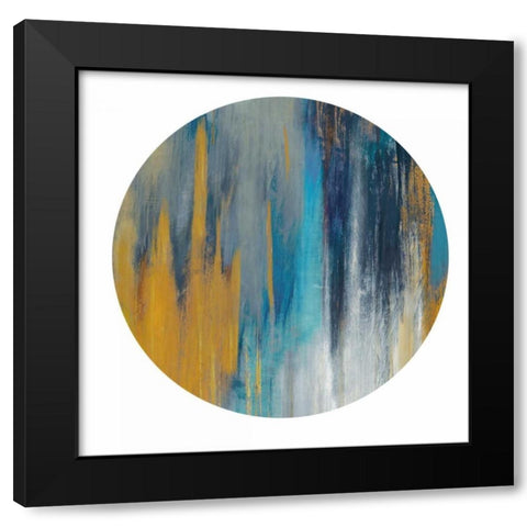 Moon I Black Modern Wood Framed Art Print by PI Studio