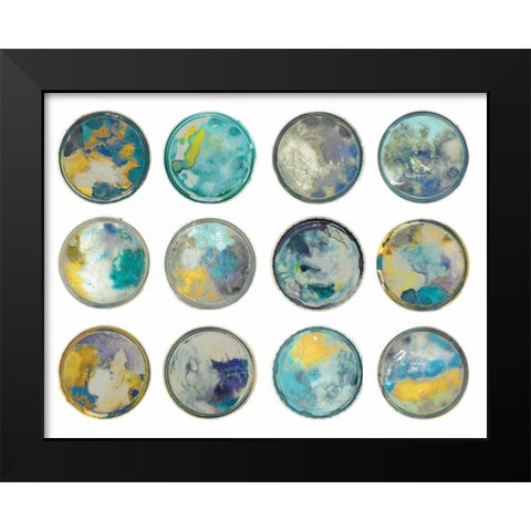 Lids Black Modern Wood Framed Art Print by PI Studio