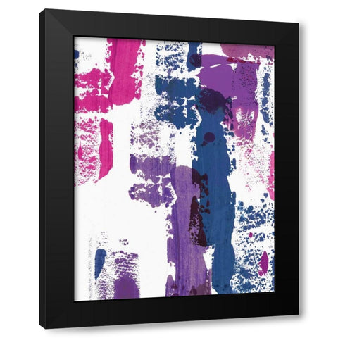 colour splash II Black Modern Wood Framed Art Print with Double Matting by PI Studio