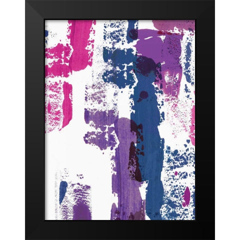 colour splash II Black Modern Wood Framed Art Print by PI Studio
