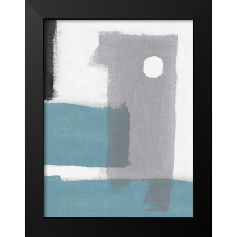 Silence II Black Modern Wood Framed Art Print by PI Studio