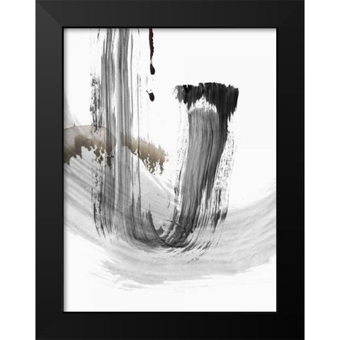 A Loner I Black Modern Wood Framed Art Print by PI Studio