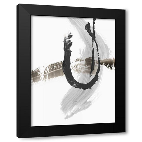 A Loner II Black Modern Wood Framed Art Print with Double Matting by PI Studio