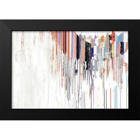 Spectrum Black Modern Wood Framed Art Print by PI Studio