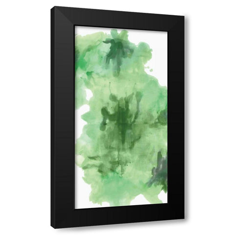 Neon Spill I Black Modern Wood Framed Art Print with Double Matting by PI Studio