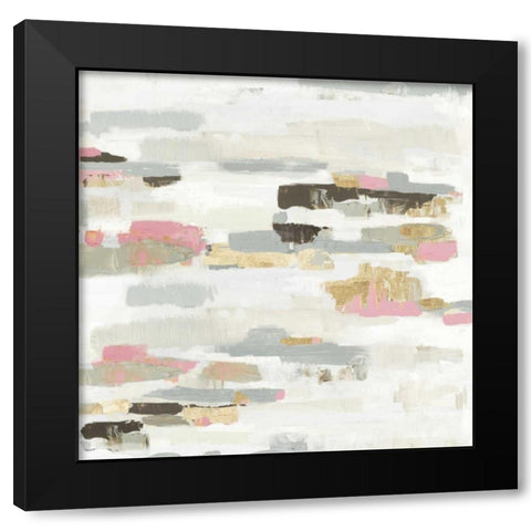 Visible Horizons I Black Modern Wood Framed Art Print with Double Matting by PI Studio