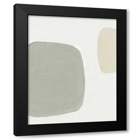 Imperfect II Black Modern Wood Framed Art Print with Double Matting by PI Studio