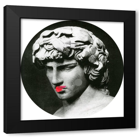 Flairs of Greatness I  Black Modern Wood Framed Art Print with Double Matting by PI Studio
