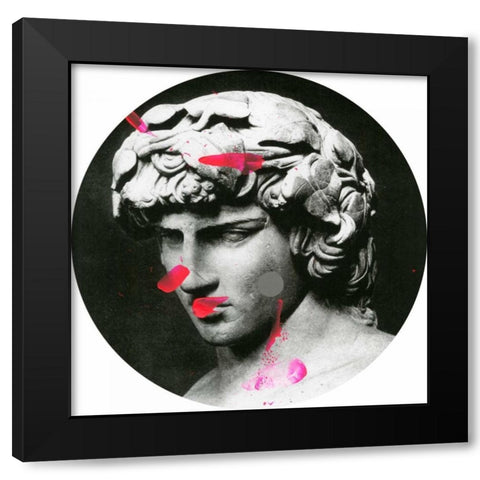 Flairs of Greatness I Black Modern Wood Framed Art Print with Double Matting by PI Studio