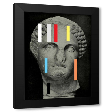 Alone II Black Modern Wood Framed Art Print with Double Matting by PI Studio