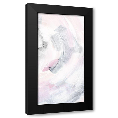 Neutral Breeze II Black Modern Wood Framed Art Print with Double Matting by PI Studio