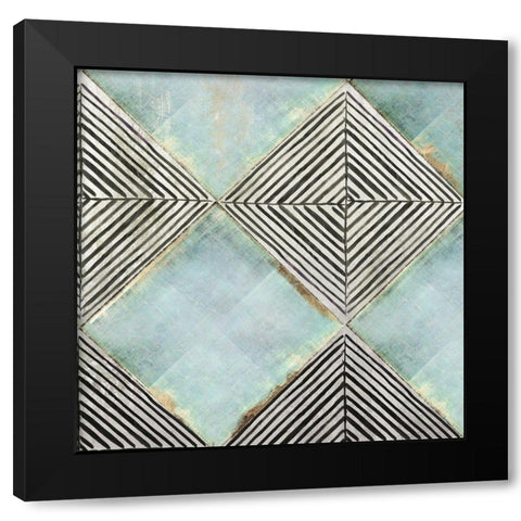 Revival Black Modern Wood Framed Art Print with Double Matting by PI Studio