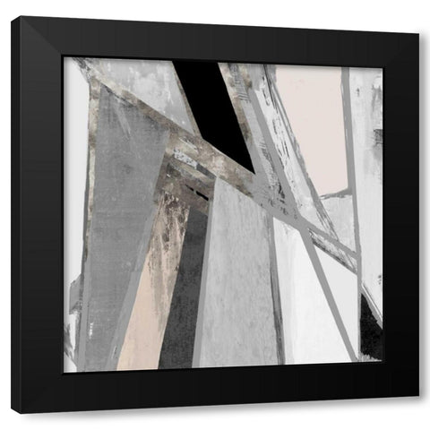 Paradox I Black Modern Wood Framed Art Print with Double Matting by PI Studio