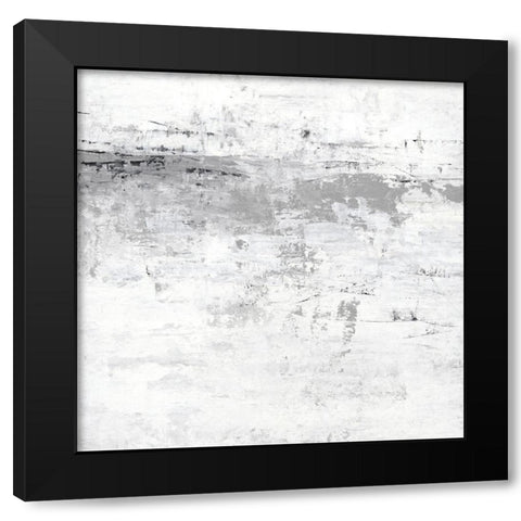 Blizzard I Black Modern Wood Framed Art Print with Double Matting by PI Studio